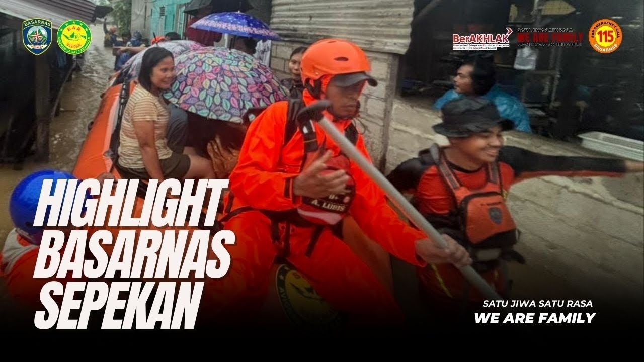 Highlight Berita Sepekan Basarnas 21-27 November 2025