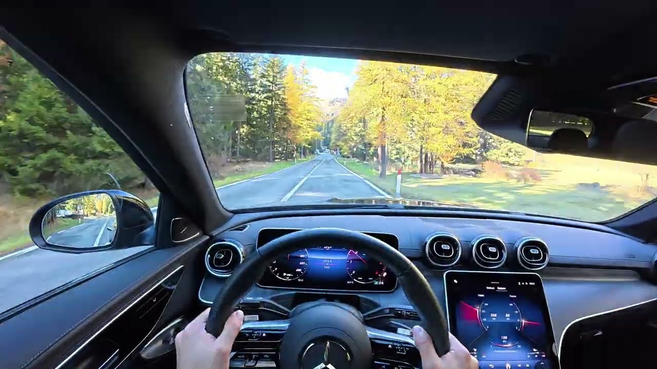 2025 Mercedes-Benz C300d 4matic | 4k Mountain POV Drive