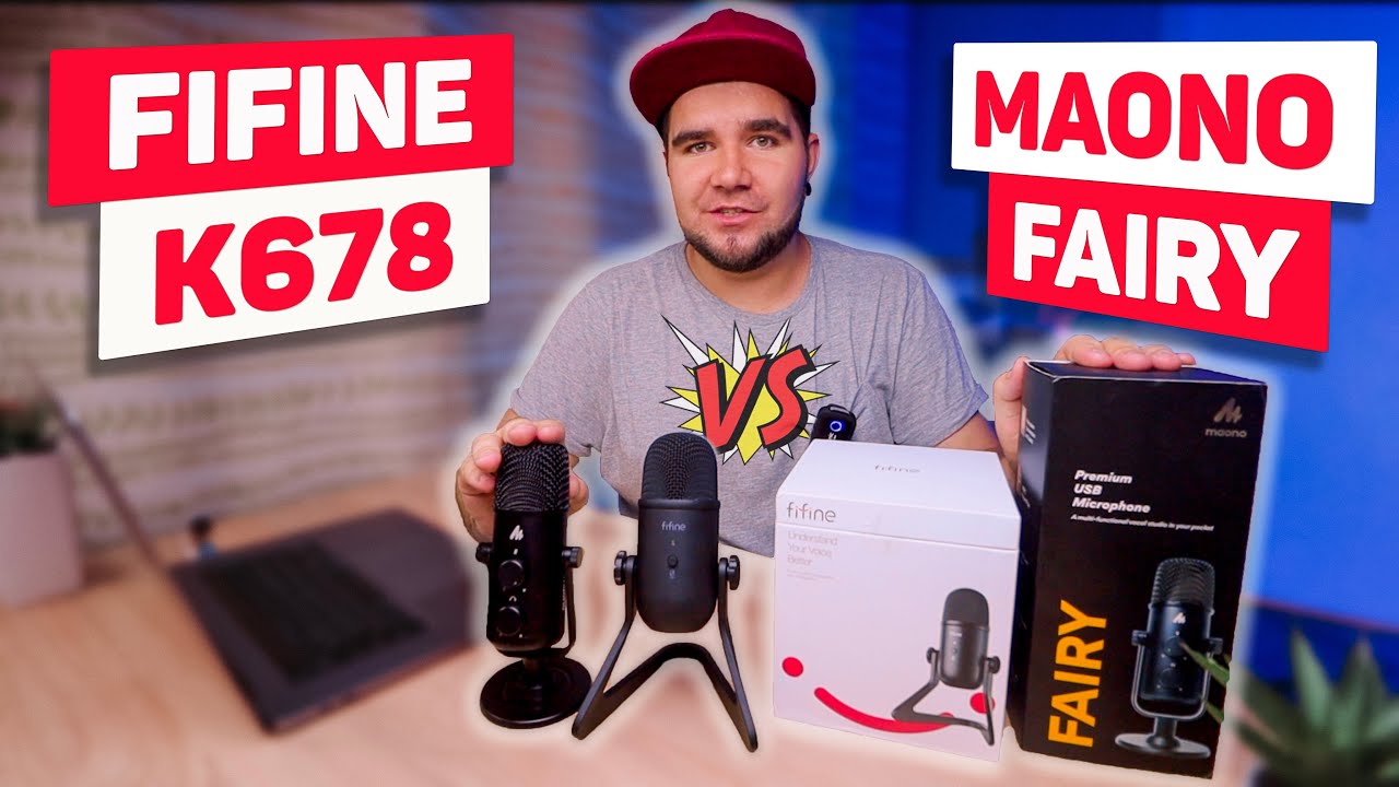 🔥Fifine K678 vs Maono Fairy AU-903 🔥! Лучший USB микрофон с Алиэкспресс? Обзор, тест и сравнение!