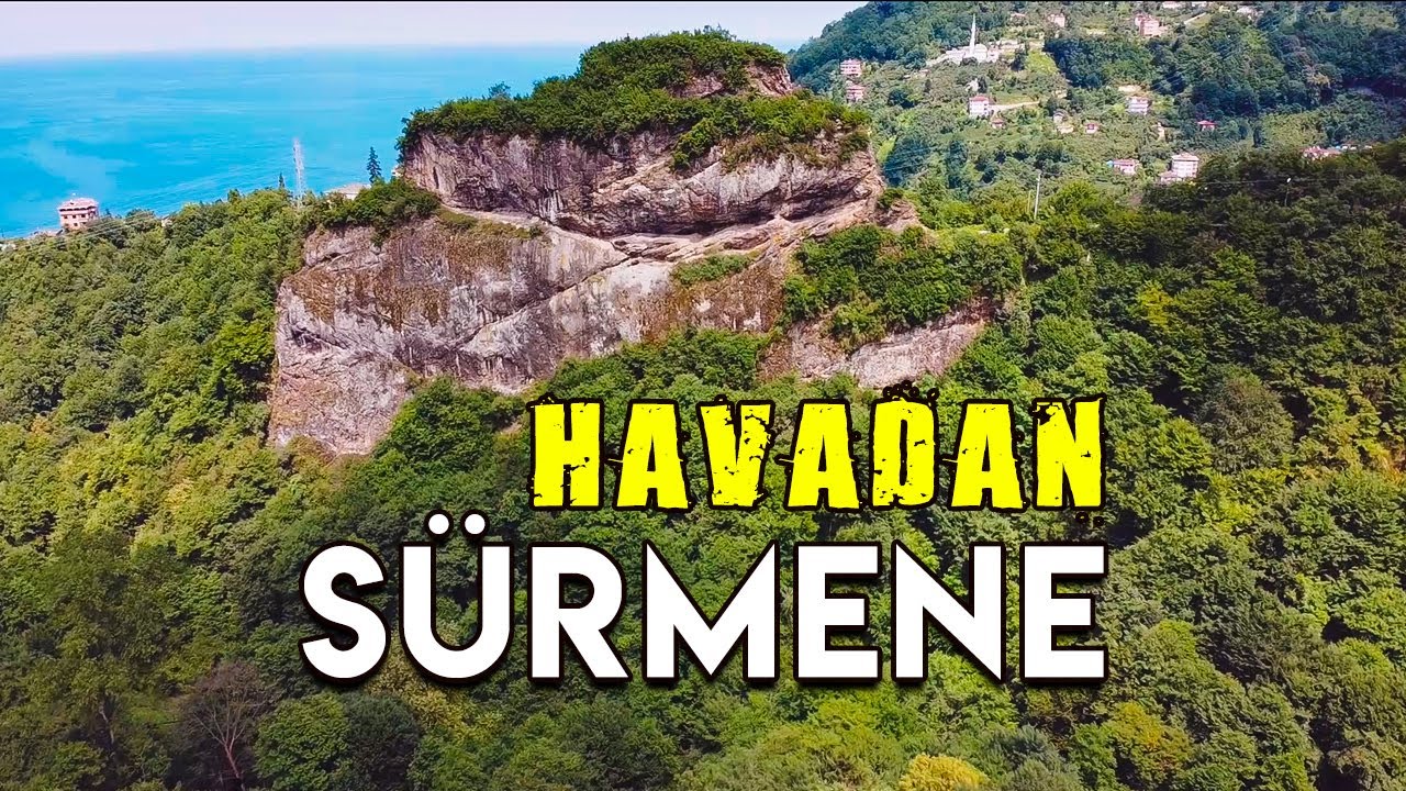 S&Uuml;RMENE Gezisi / Zarha Kalesi / &Ccedil;amlıca Mahallesi / DRONE G&ouml;r&uuml;nt&uuml;leri / Yemyeşil Karadeniz Trabzon