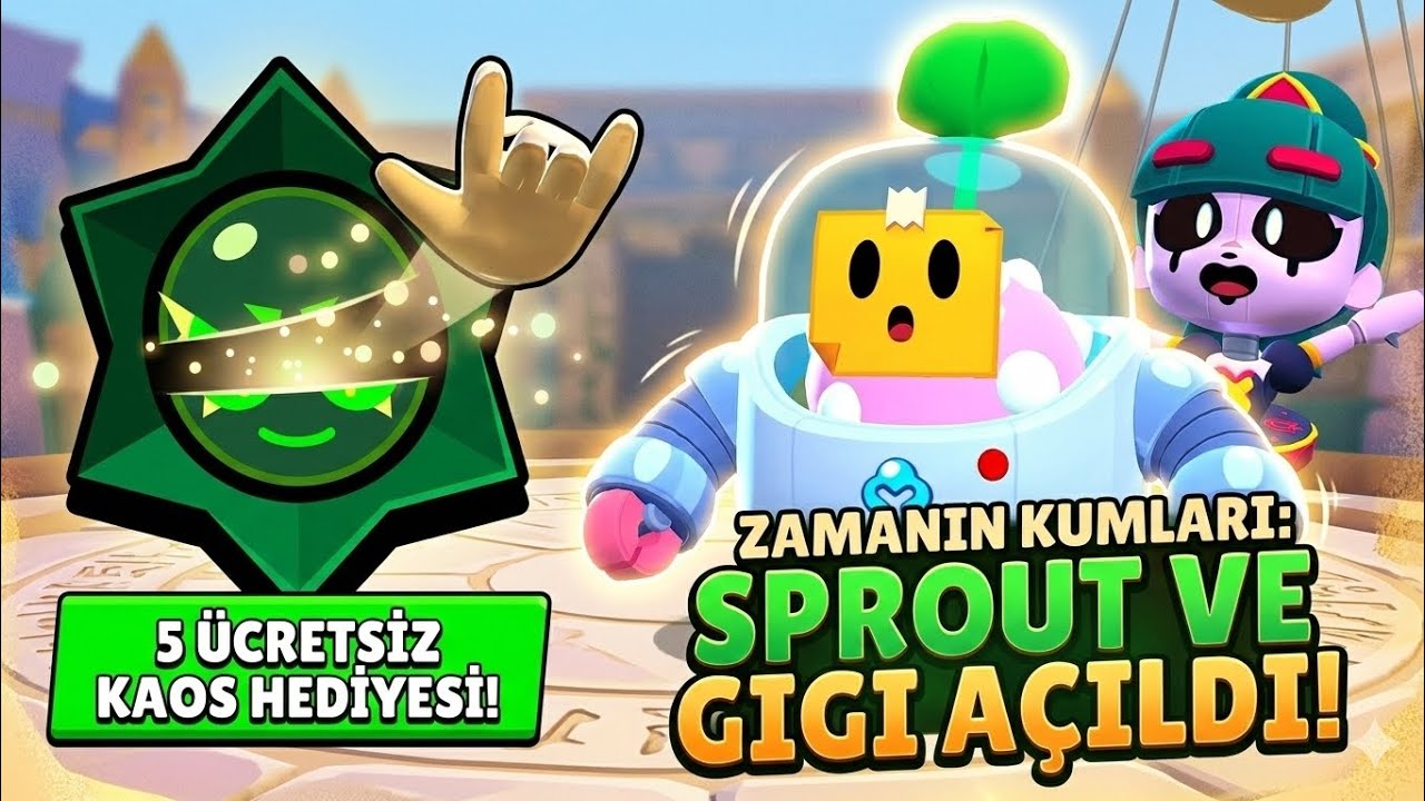 YENİ BRAWL PASS: Zamanın Kumları! ⏳ 5 Ücretsiz Hediye ve 2 Yeni Karakter!