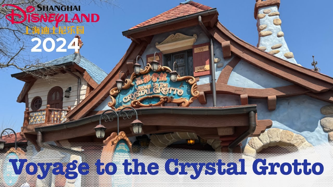 Voyage to the Crystal Grotto in 4k - Shanghai Disneyland 2024