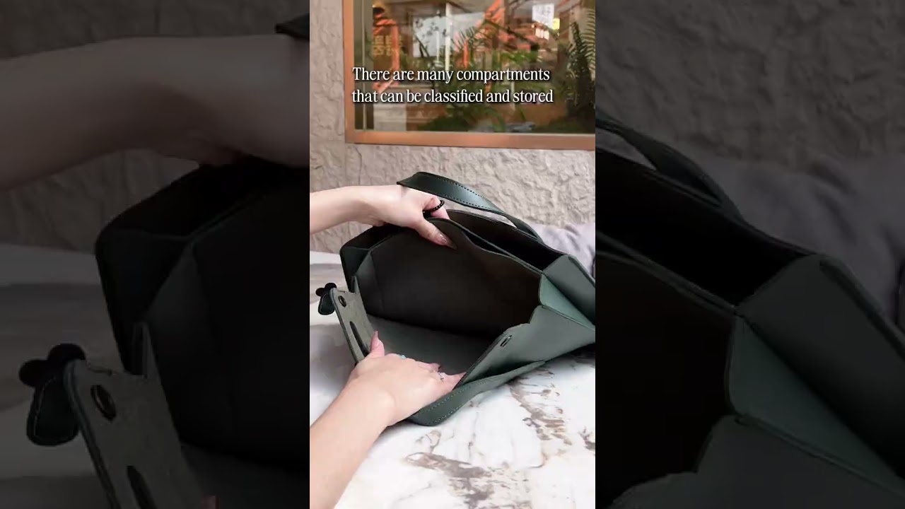 New handbag, large capacity laptop bag briefcase.#handbag #laptop bag #Professional women's bag