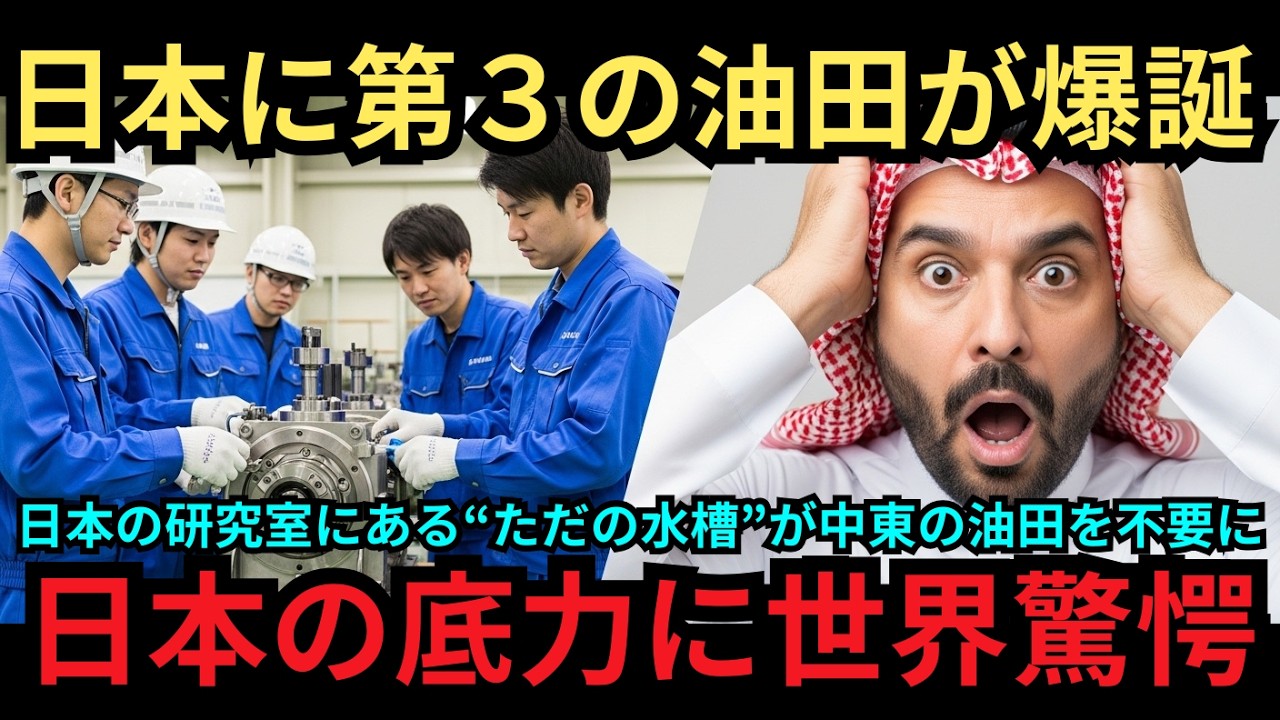 【海外の反応】「なぜ水槽の中に石油があるんだ？」サウジのアナリストが腰を抜かした日本の極秘プロジェクト。藻類が石油を生む“第3の油田”の正体に、世界中の投資家がパニックで絶句した理由とは？