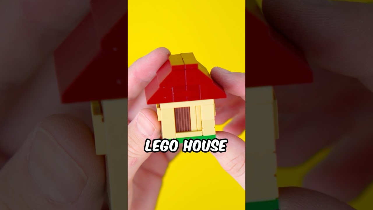 Как построить ЛЕГКИЙ дом LEGO #Shorts #lego #legohouse