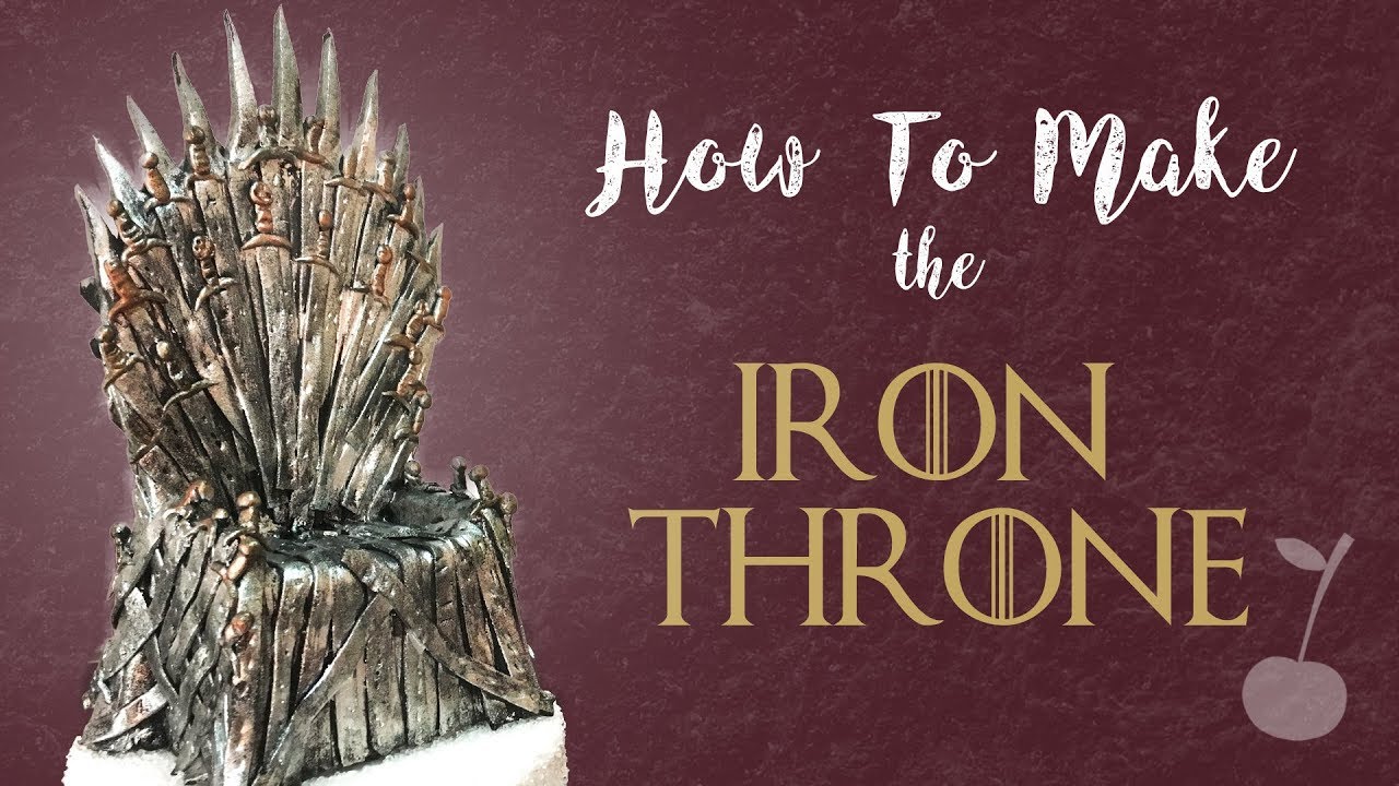 Game of Thrones - Iron Throne Cake Topper Tutorial | How To | Cherry Toppers