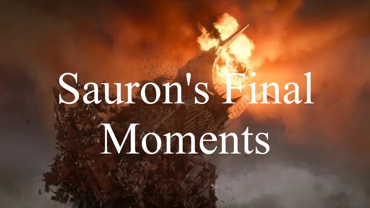 Sauron's Final Moments