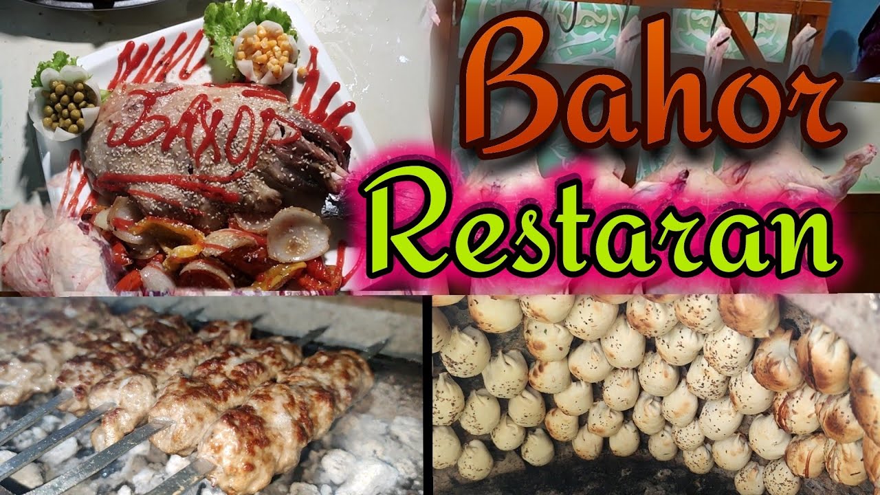 Qashqadaryo. Koson tumanida. Bahor Restarani. Tandir somsa, Qiyma kabob, Mahsus Bahor Taomi.