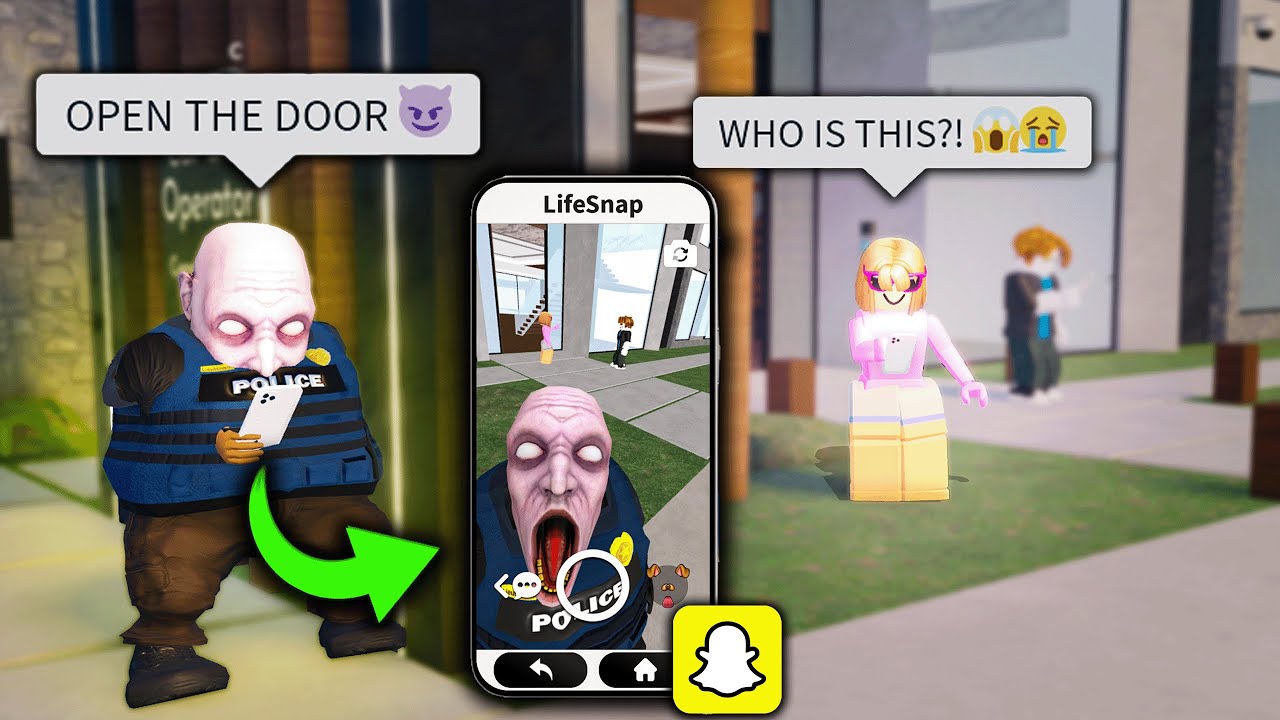 ТРОЛЛИНГ В SNAPCHAT ROBLOX (LifeTogether 🏠 RP)