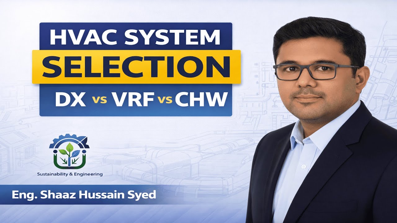 How to Select HVAC Systems for a Project  DX vs VRF vs Chilled Water vs District Cooling