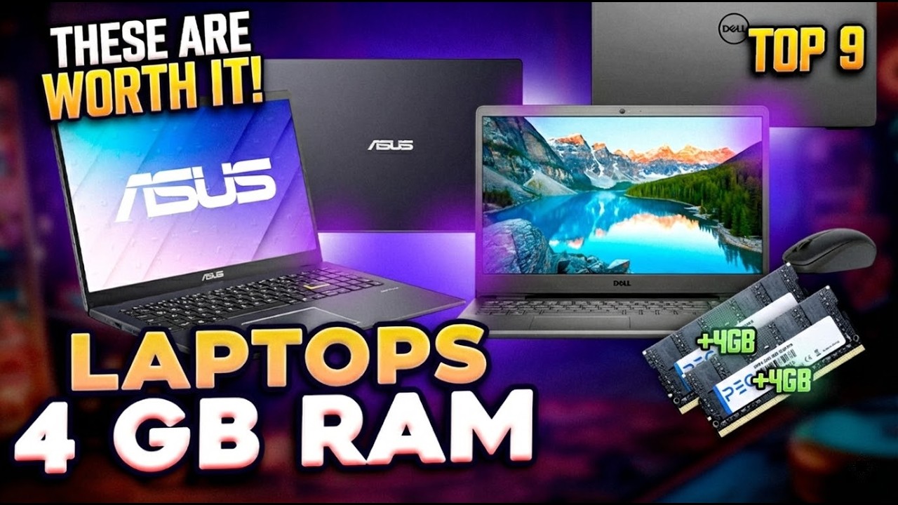 TOP 9 BEST LAPTOPS WITH 4GB RAM IN 2026 (Check Out the Best Laptop with 4 GB RAM)