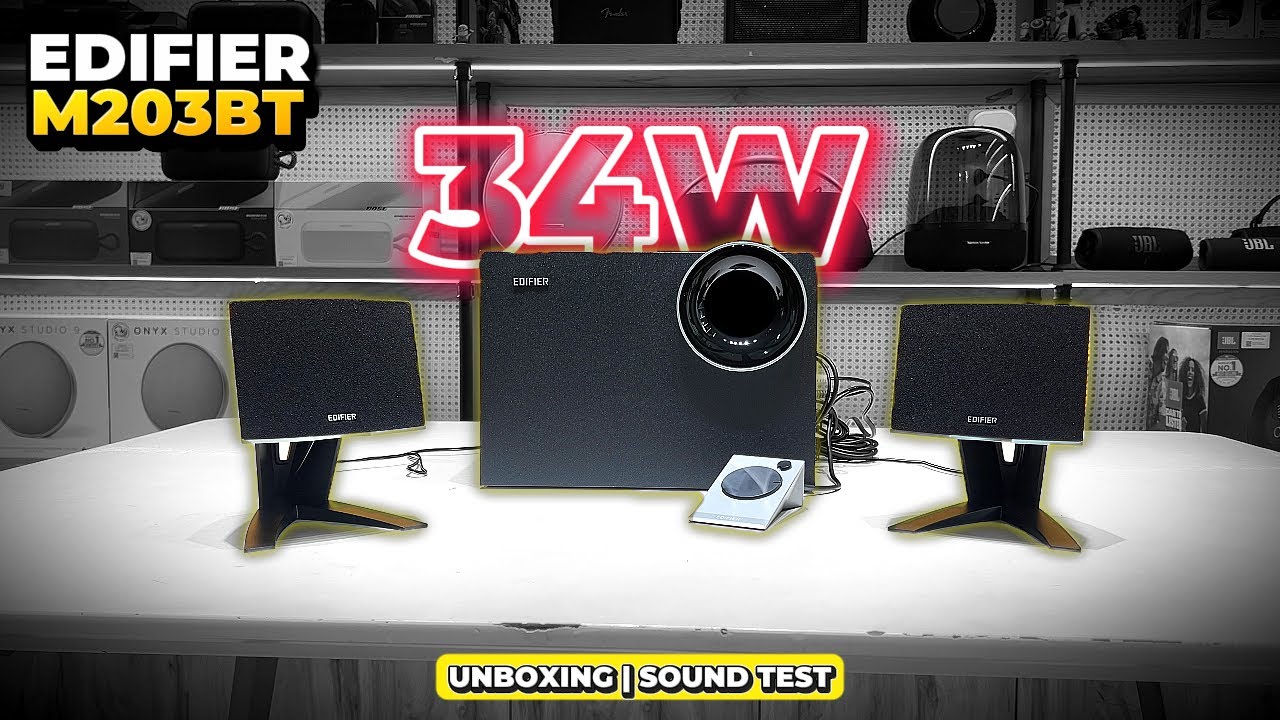 Edifier M203BT – Unboxing & Sound Test | Loa 2.1 Giá Rẻ Nhưng Nghe Có Xịn?