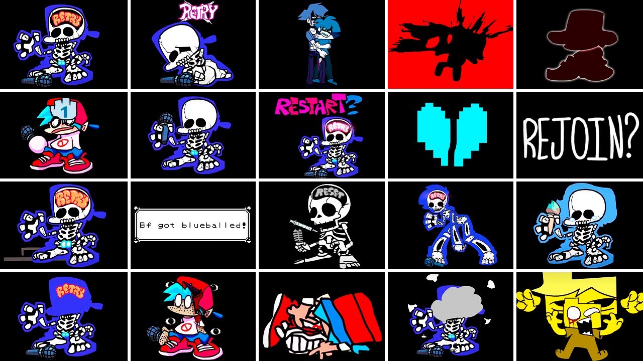 Top 20 Game Over Screens in Friday Night Funkin' #6