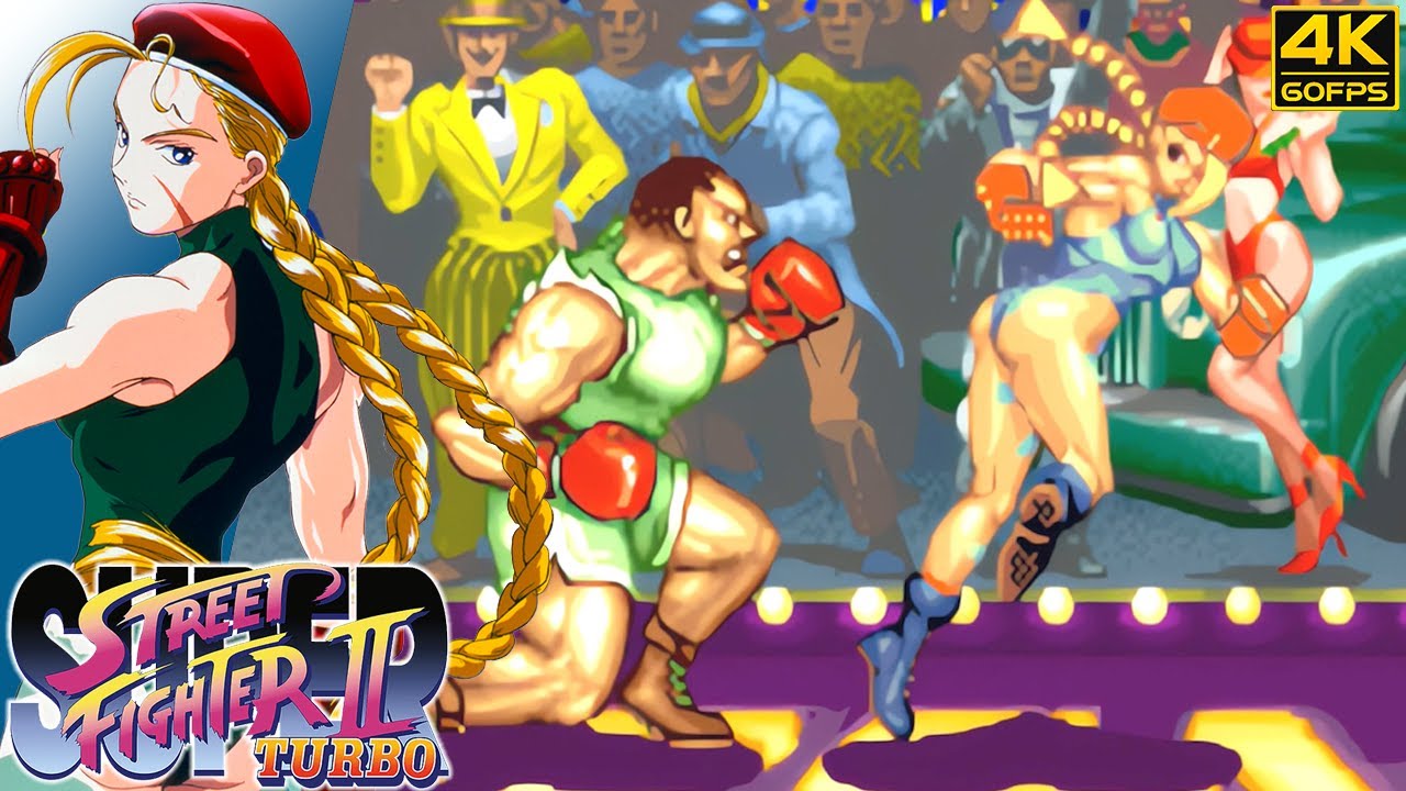 Super Street Fighter II Turbo - Cammy (Arcade / 1994) 4K 60FPS