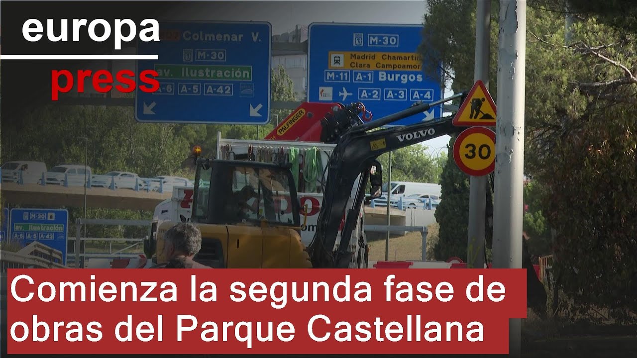 Comienza la segunda fase de obras del Parque Castellana