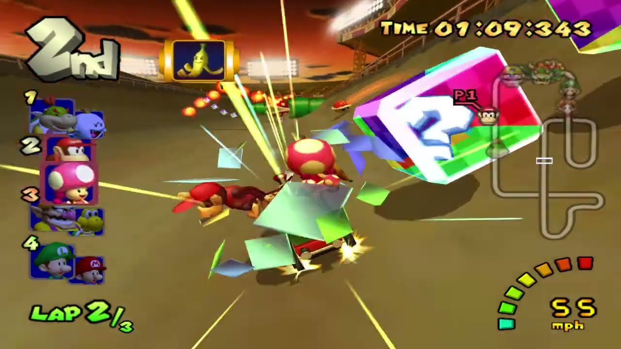 MARIO KART: DOUBLE DASH!! (GAMECUBE) ALL CUP TOUR 150CC 1-17-24