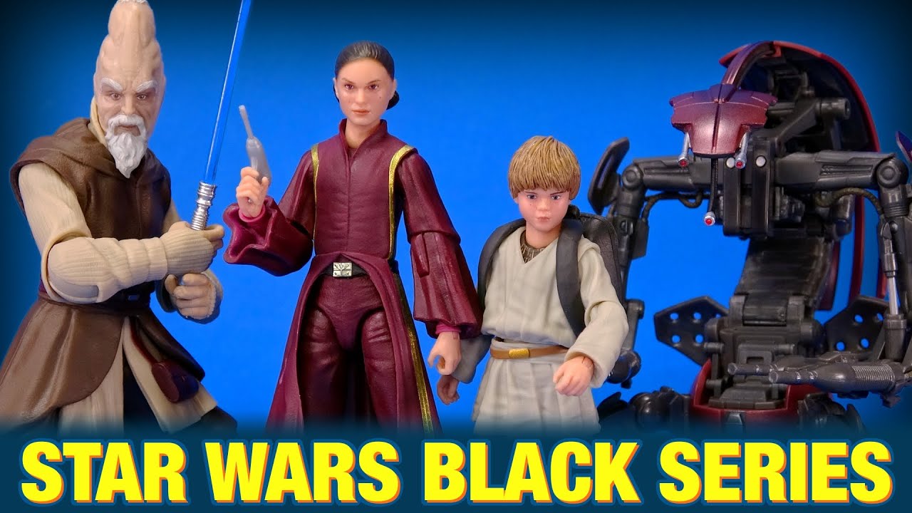 Обзор фигурки Дроидека Ки-Ади-Мунди Падме и Энакина Скайуокера из Star Wars Black Series