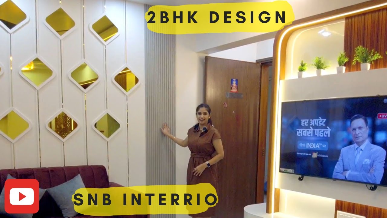 2BHK Interior Design VTP High-Life | Simple Interior design for 2BHK flat | wakad | Pune