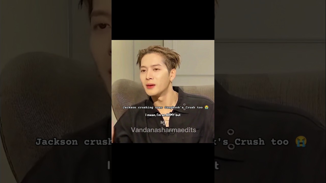 Jungkook got a competitor Now 😌😏 #jacksonwang #bts