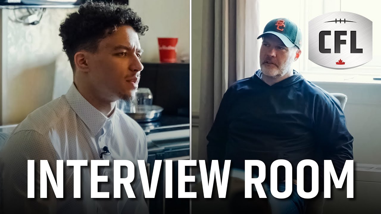 CFL Interview Room: Dhel Duncan-Busby Meets the BC Lions