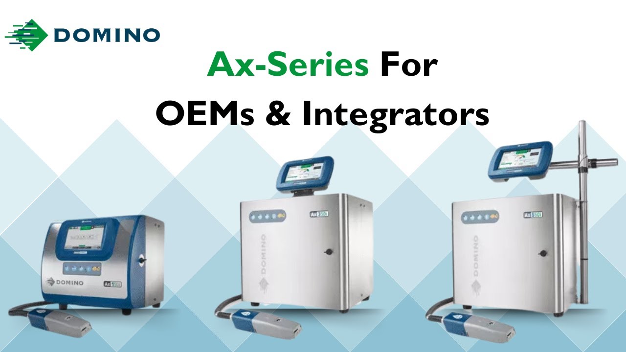 Domino's Ax Series Continuous Inkjet Printer: Ideal For OEMs & Integrators