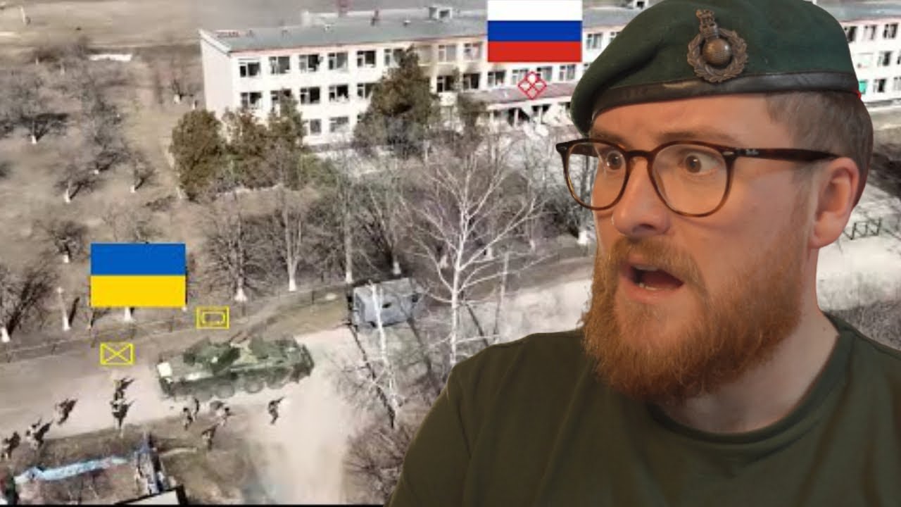 Russian soldiers forced to retreat during Ukrainian offensive - Royal Marine Reacts