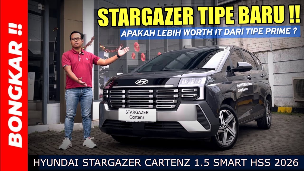 Bongkar !! HYUNDAI NEW STARGAZER 1.5 SMART HSS IVT 2026 || REVIEW EXTERIOR & INTERIOR TERBARU 