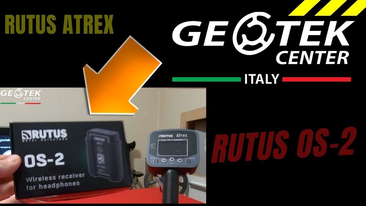 Ricevitore Wireless Rutus  OS-2 per Usare le Tue Cuffie sul Metal Detector Rutus Atrex