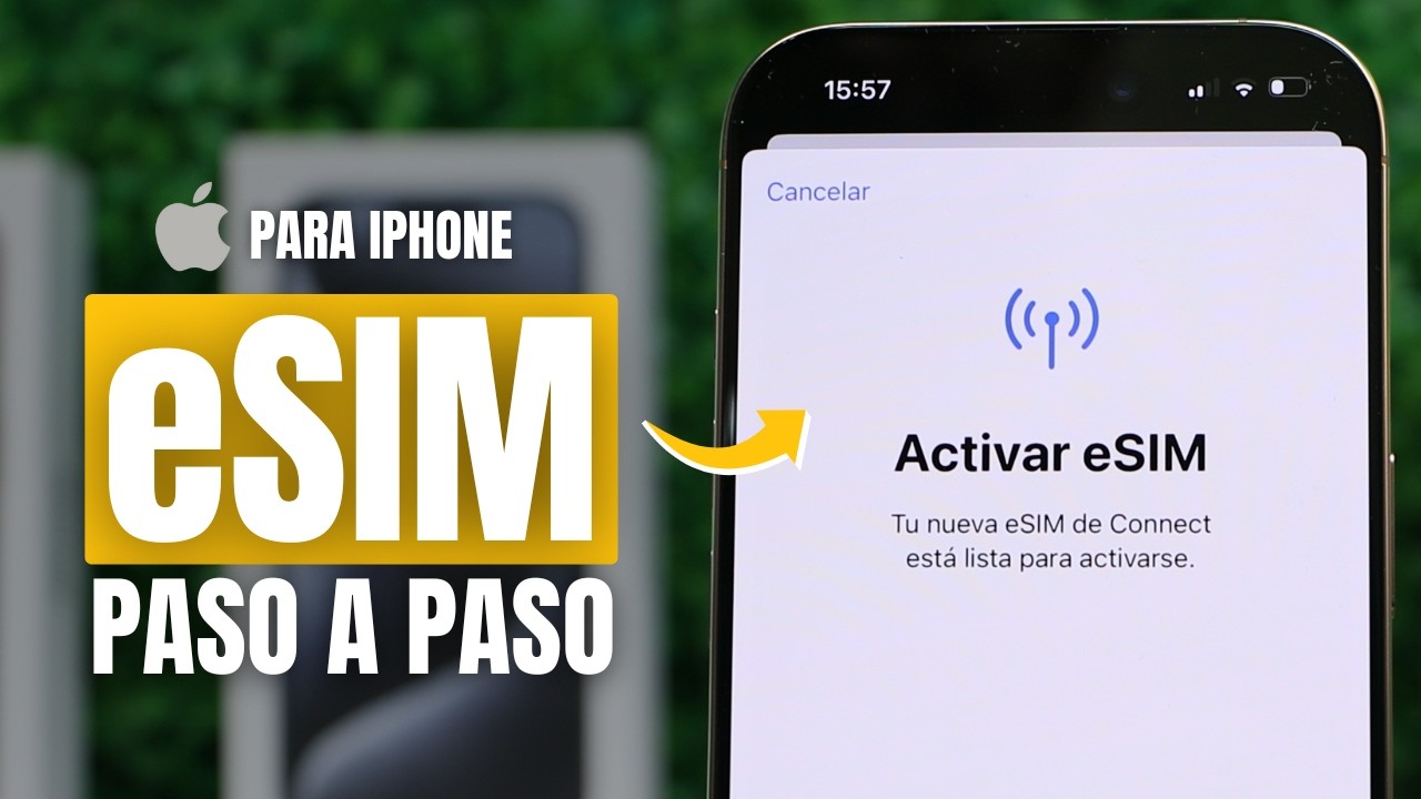 Activa tu eSIM en iPhone en Minutos – iPhone 16, 15, 14 y más