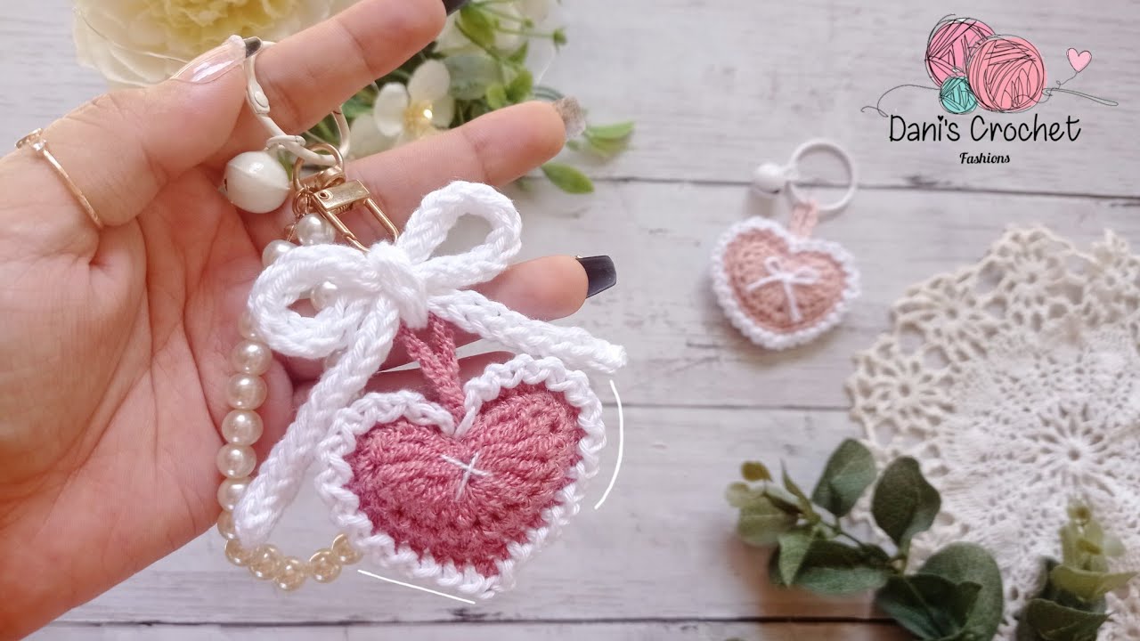 NUEVO llavero de SAN VALENTÍN 🩷| para regalar o VENDER ✅| a crochet