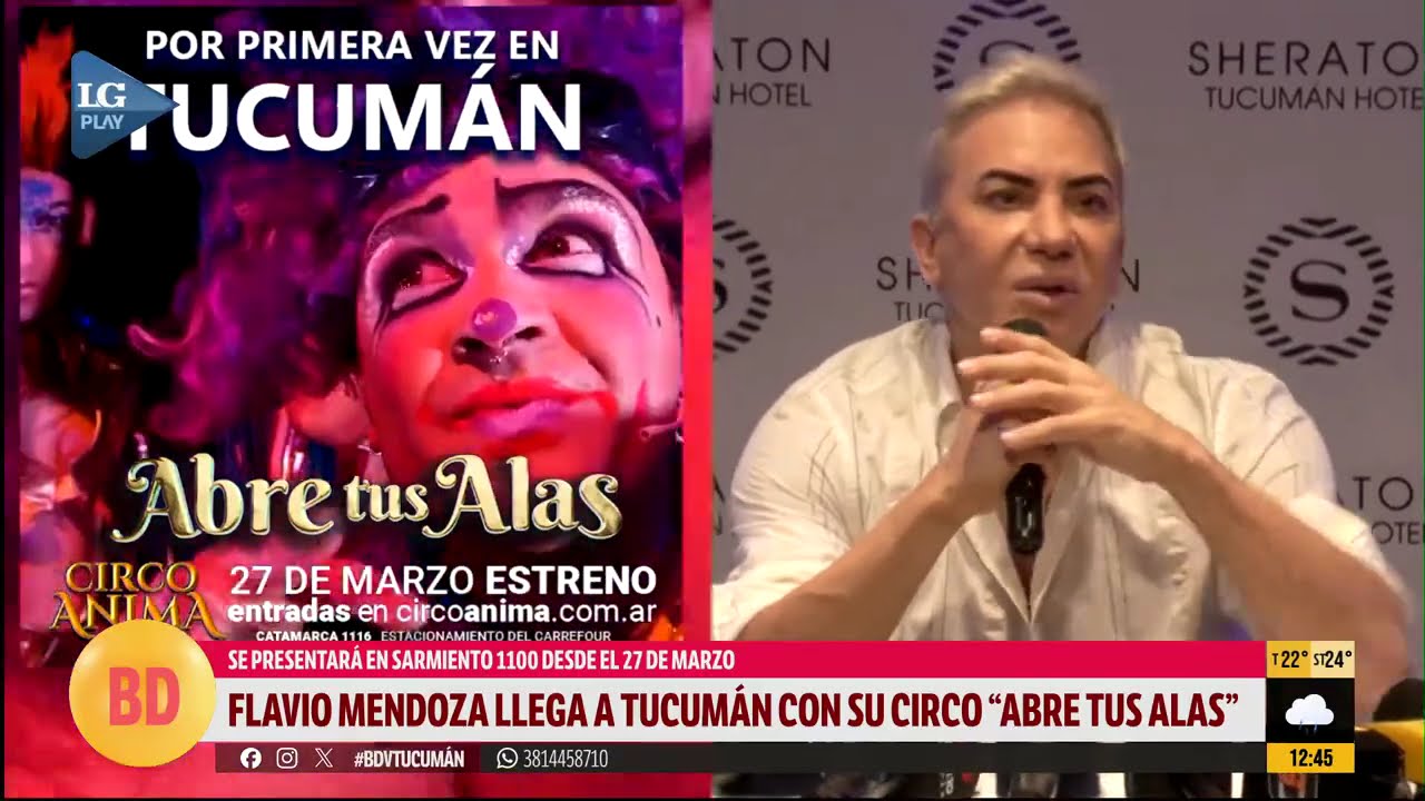 Flavio Mendoza llega a Tucumán con su circo 