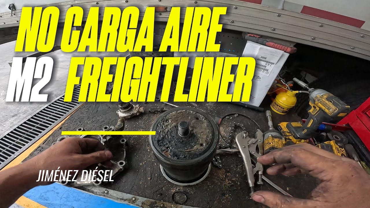 Freightliner m2 / No carga aire / reemplazo de secador AD-9 BENDIX AIR DRYER