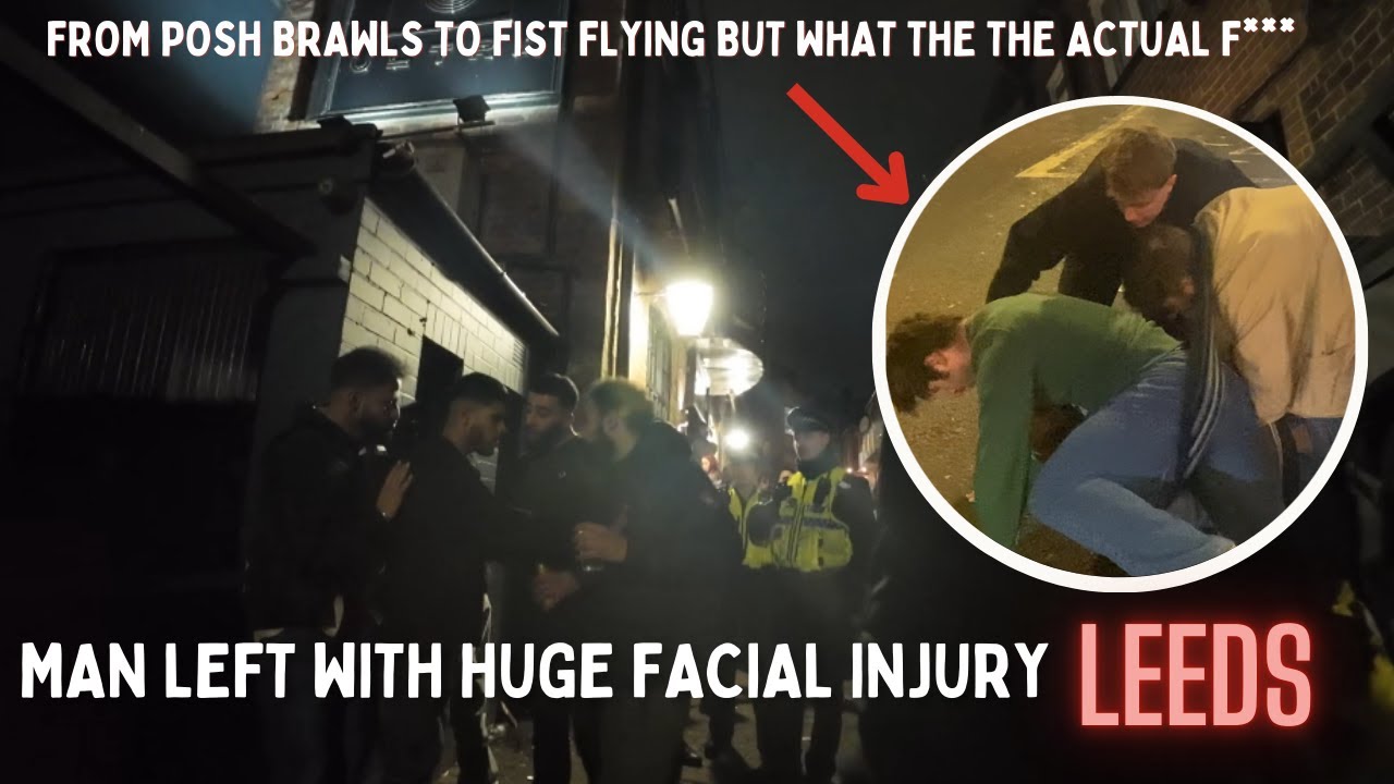 LEEDS: NIGHT MAYHEM MORE FIGHTS A LOT OF AGGRESSION HE GOT PRESSED IN CHAOS ALLEYWAY