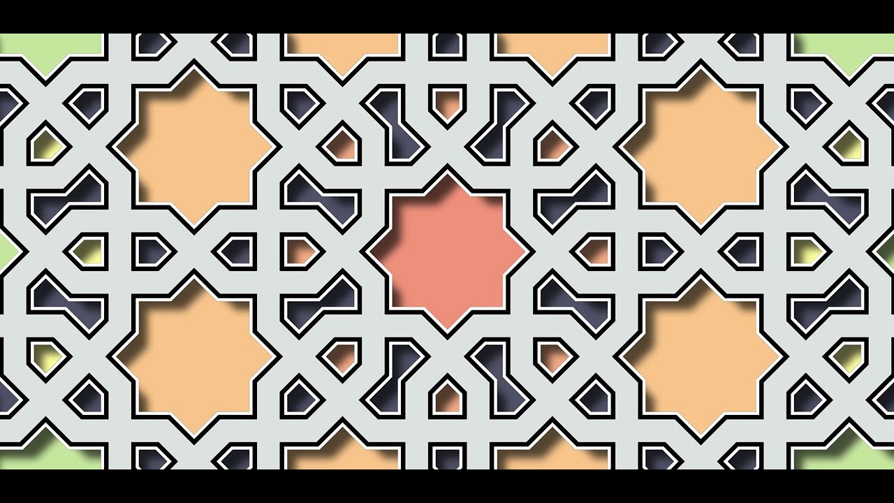 Pattern from the tomb of Itimud ad-Daula in Agra India with GeoGebra