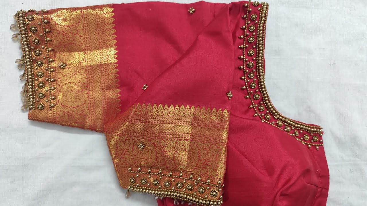 എളുപ്പത്തിൽ ചെയ്യാൻ പറ്റുന്ന bridal blouse #fashion #blouse #tailoring #tutorialvideo 