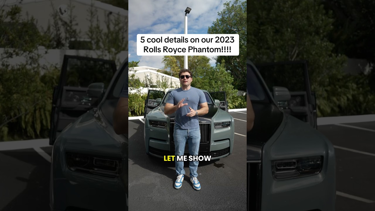 5 cool details on our 2023 Rolls Royce Phantom!!!!