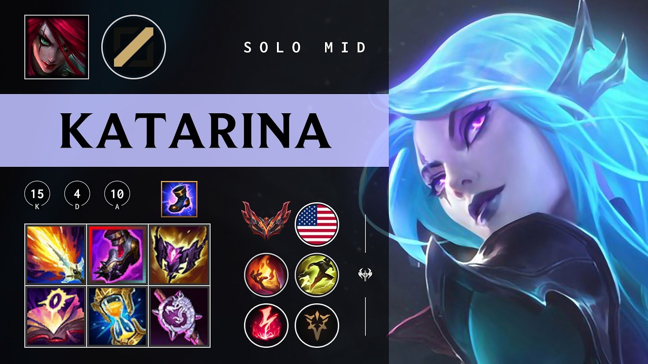Katarina Mid vs Ahri - NA Grandmaster Patch 26.05
