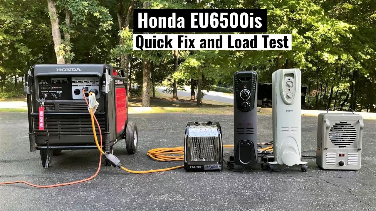 Honda EU6500is Quick Fix and Load Test