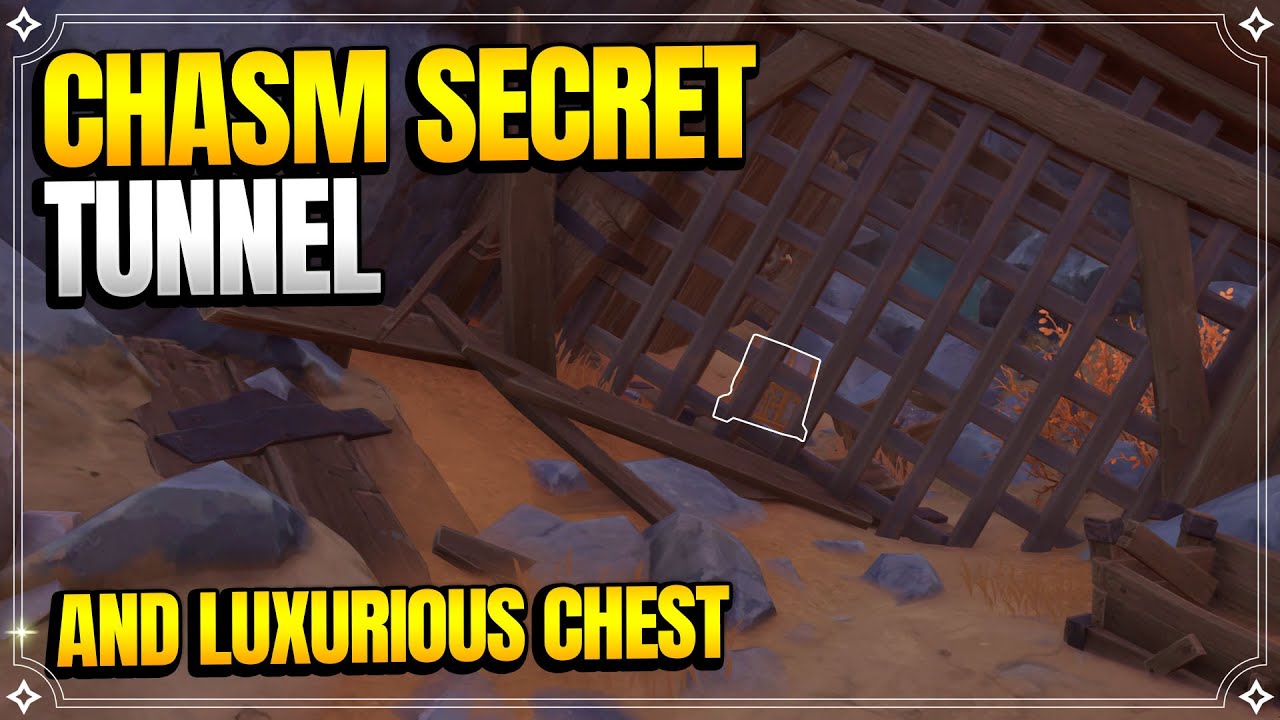 Chasm Secret Tunnel + Luxurious Chest! | World Quests and Puzzles |【Genshin Impact】