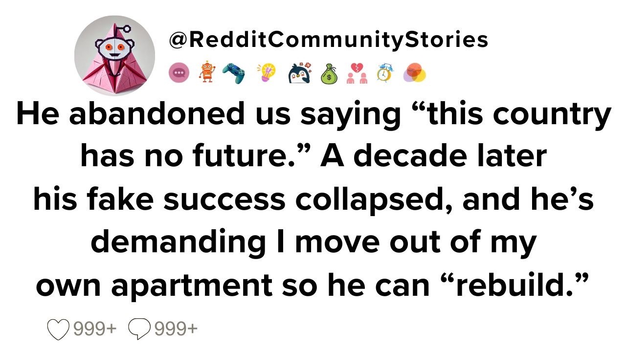 |FULL STORY| He abandoned us saying “this country has no future.” A decade later his fake success...