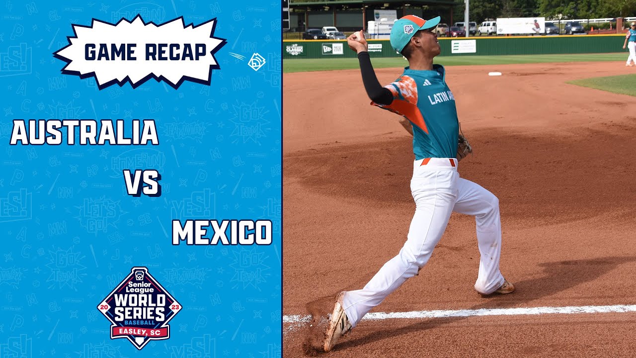 Game Highlights: Mexico defeats Australia | Senior League Baseball World Series
