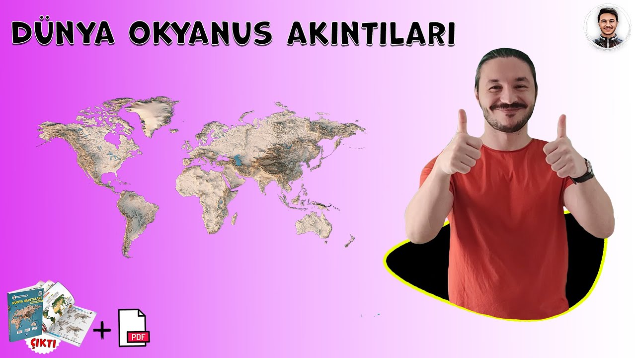Dünya okyanus akıntıları haritası 🌎 Tyt coğrafya okyanus akıntıları kodlama 10.sınıf coğrafya
