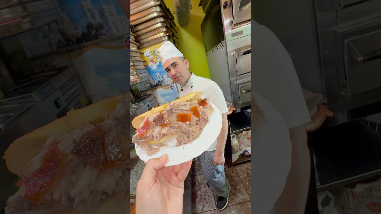 💥MEJOR BOCADILLO⁉️🥖🤔 de Madrid en “Pizzería Locco'Pizza”📍Av. de Oporto, 104 #Madrid #Bocadillos