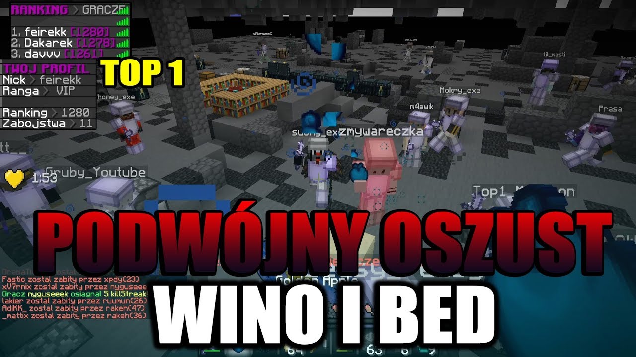 PVPHYPE.NET - PODWÓJNY OSZUST NA WINO I BED - WBIŁEM 1 TOPKE! *najlepszy oszust w historii?*