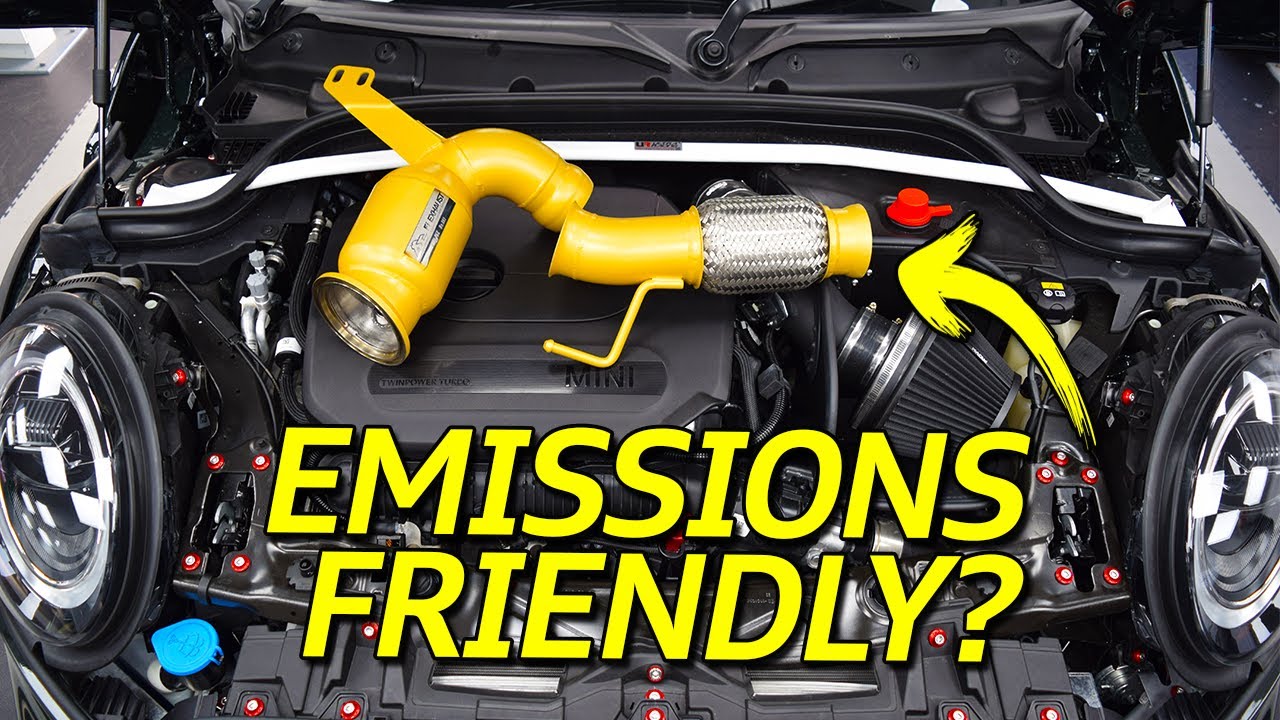 Прошёл ли наш Mini F56 JCW тест на выбросы с выхлопными трубами?