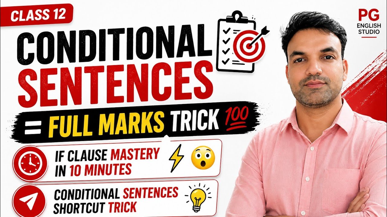 Conditional Sentences in One Shot | Zero to Third Condition Explained. Full Marks  @PGEnglishStudio 