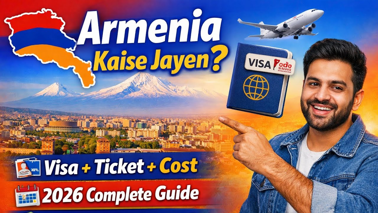 How to apply armenia visa for indian 🇮🇳 2026 | अर्मेनिआ कैसे जाएँ #armenia 2026