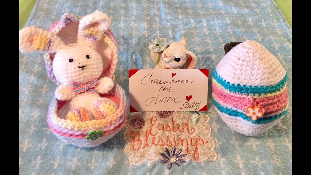 Huevo de pascua a crochet/Crochet Easter egg