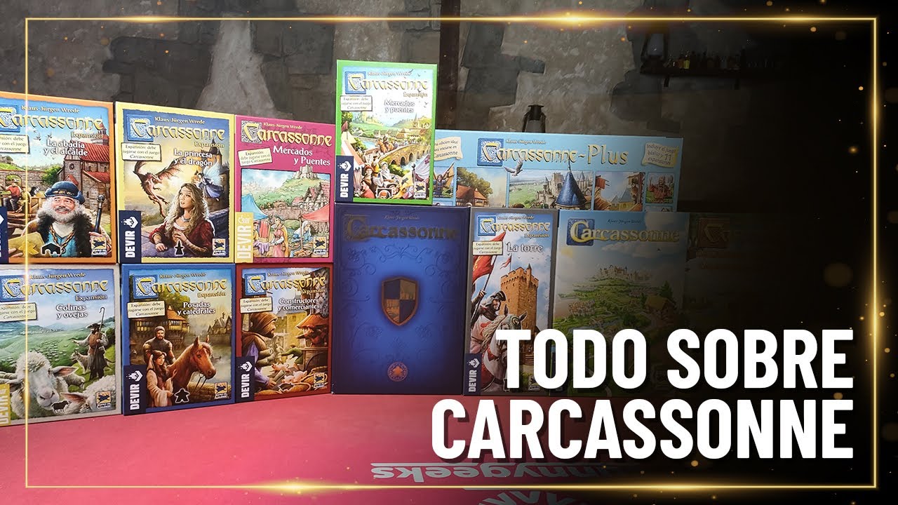 Mucho más que uno de los MEJORES juegos de INICIACIÓN - CARCASSONNE y TODAS las Expansiones