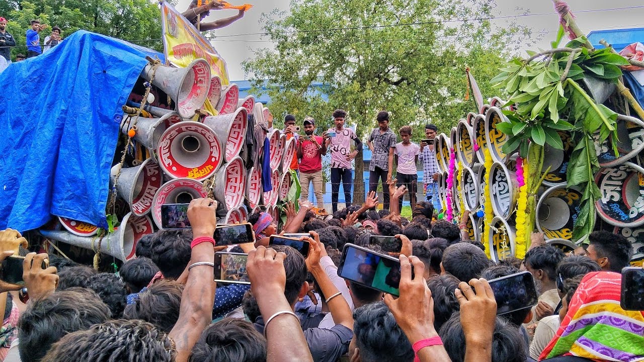 সাউন্ড সেন্টার মোজাম 🆚 সাউন্ড 👑 কিং মাহাচান্দাতে বিরাট কম্পিটিশন দেখুন ||🔥sound King vs mojam sound